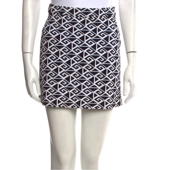 Ralph Lauren Collection Purple Label Mini Skirt Vintage Runway 60s Style White S - Picture 8 of 16